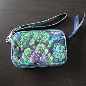 Vera Bradley Blue Rhapsody Retired Small Wristlet